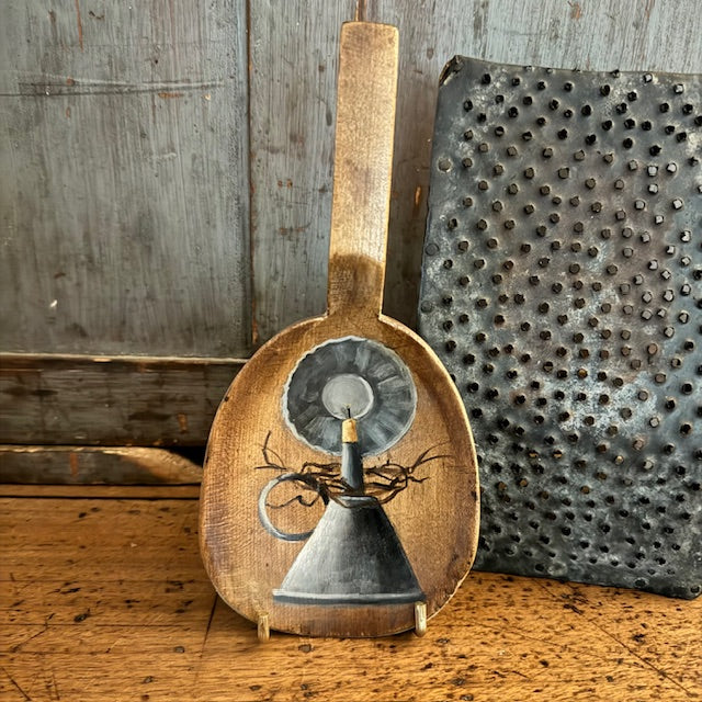Ann Sweeney Butter Paddle - Pie Tin Lamp