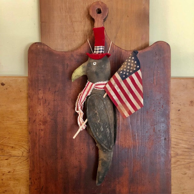 Olde Time Santas  - Patriotic Crow