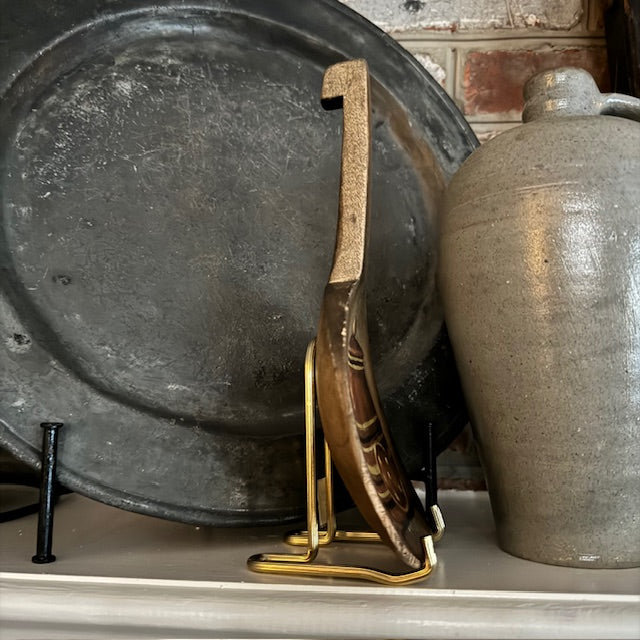 Ann Sweeney Butter Paddle - Redware Jar