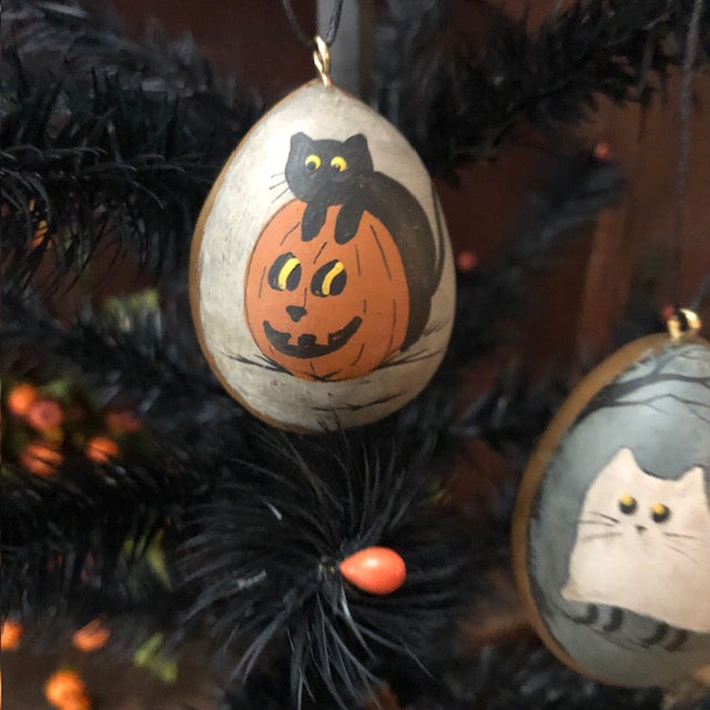 The Mule Barn - Halloween Gourd Ornaments